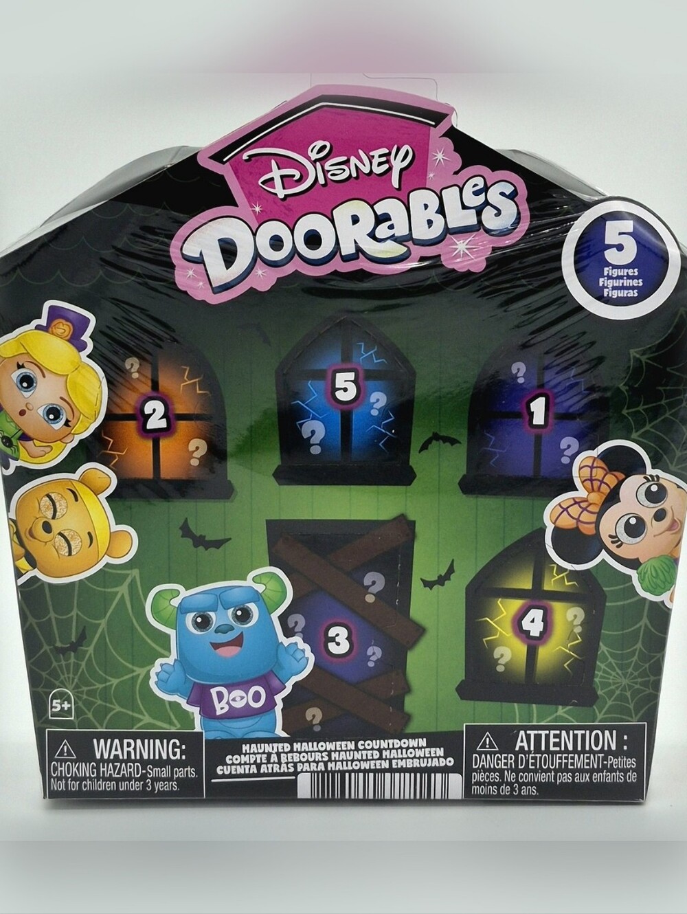 Disney Doorables Haunted Halloween Countdown 5 Figures Sealed 2026